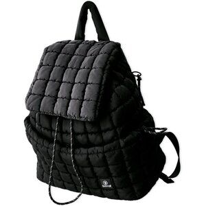 🔥 Doyogi Women Black Quilted Backpack Lightweight Puffer Casual Pack Travel Bag